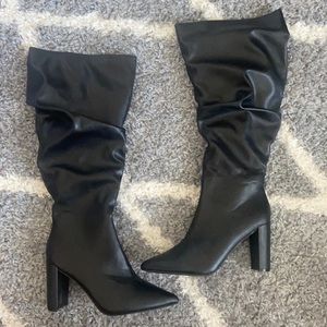 Knee-High Black Boots